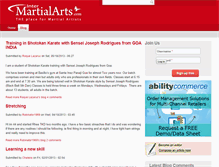 Tablet Screenshot of intermartialarts.com